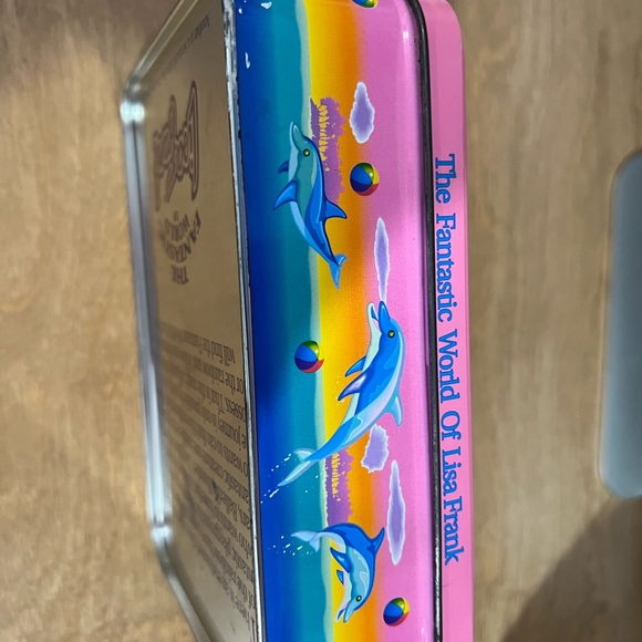 Vintage Lisa Frank Dolphins tin - Picture 2 of 9